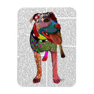 Magnet Flexible Staffordshire Bull Terrier - Patchwork