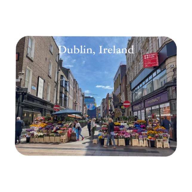 Magnet Flexible Stand de fleurs sur Thomas Street, Dublin, Irlande (Horizontal)