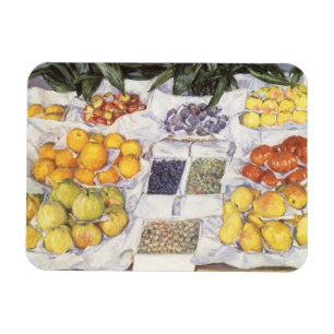 Magnet Flexible Stand de fruits de Gustave Caillebotte, Art Vintag