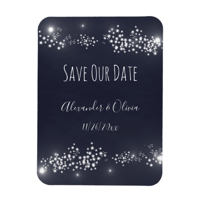 Magnet Flexible Star Light Enregistrer l'aimant Date (Vertical)