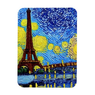 Magnet Flexible Starry Paris Night