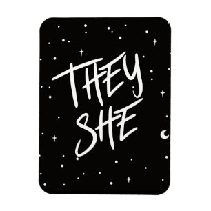Magnet Flexible Stars Ils/Elle Pronounouns