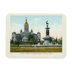 Magnet Flexible State Capitol, Hartford CT 1907 Vintage