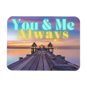 Magnet Flexible Station d'accueil de l'île romantique