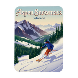 Magnet Flexible Station de ski Aspen Snowmass Colorado