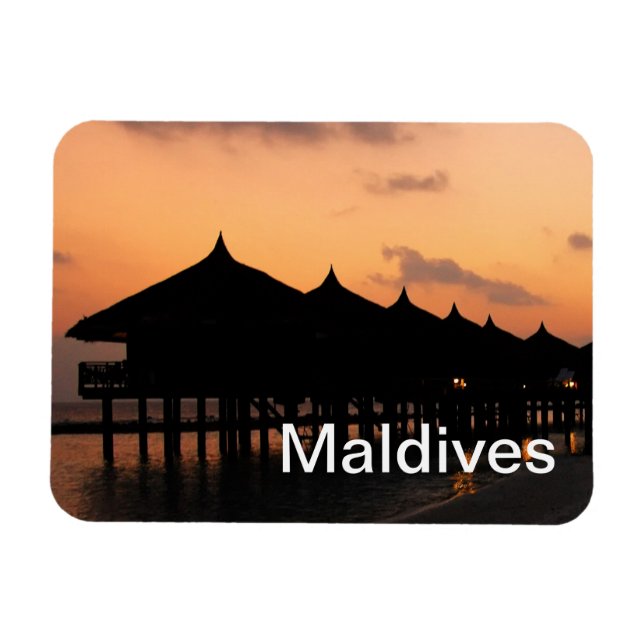 Magnet Flexible Station maldivienne (Horizontal)