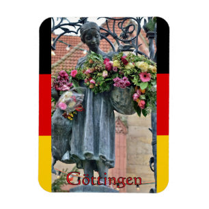 Magnet Flexible Statue célèbre de Göttingen représentant des fille