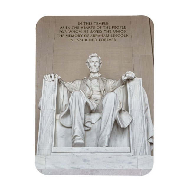 Magnet Flexible Statue d'Abraham Lincoln (Vertical)