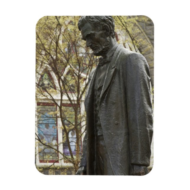 Magnet Flexible Statue d'Abraham Lincoln, Portland, Oregon (Vertical)