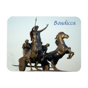 Magnet Flexible Statue de Boudicca en photo de souvenir de Londres