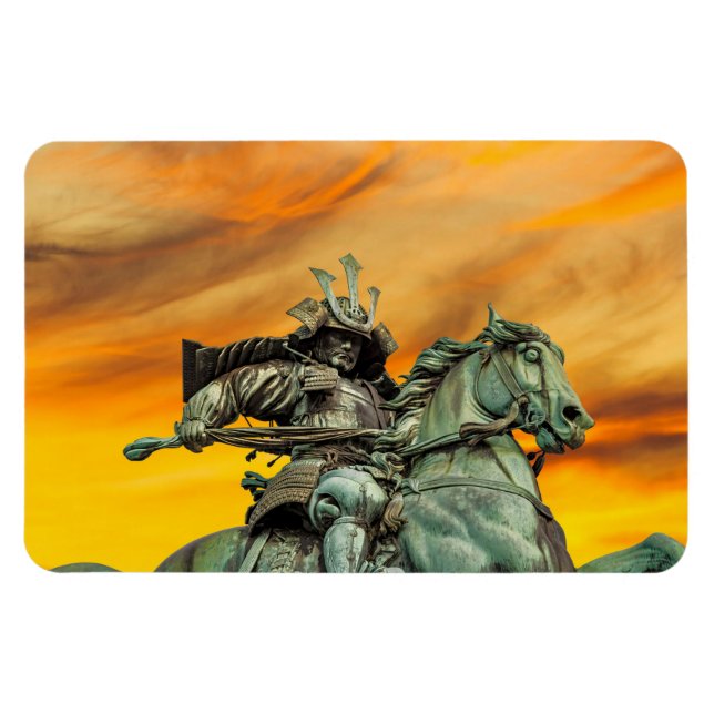 Magnet Flexible Statue de Kusunoki Masashige, Japon (Horizontal)