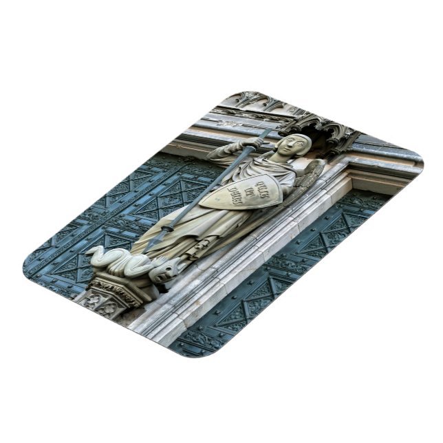 Magnet Flexible Statue de la cathédrale de Cologne (Côté Gauche)