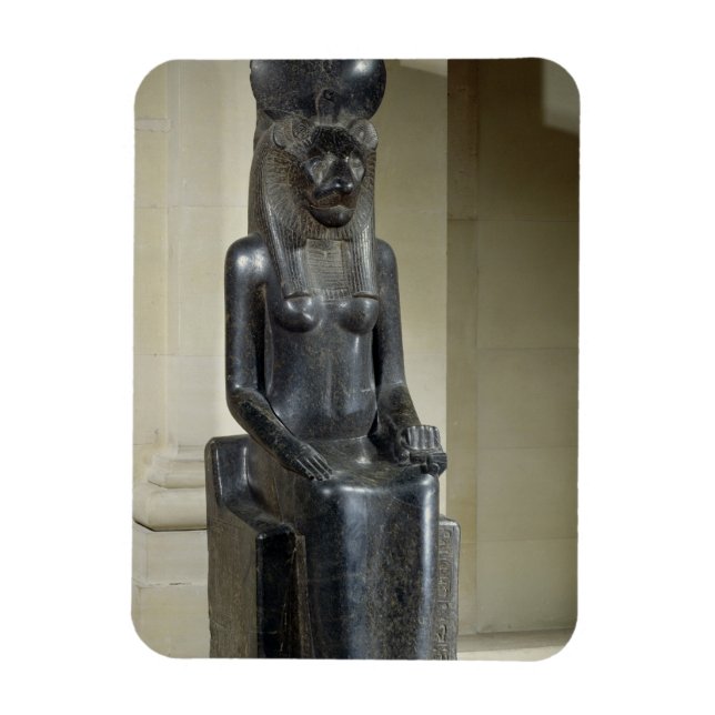 Magnet Flexible Statue de la déesse à tête de lion Sekhmet, de la (Vertical)