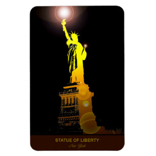 Magnet Flexible Statue de la Liberté Flexible Aimant Voyage
