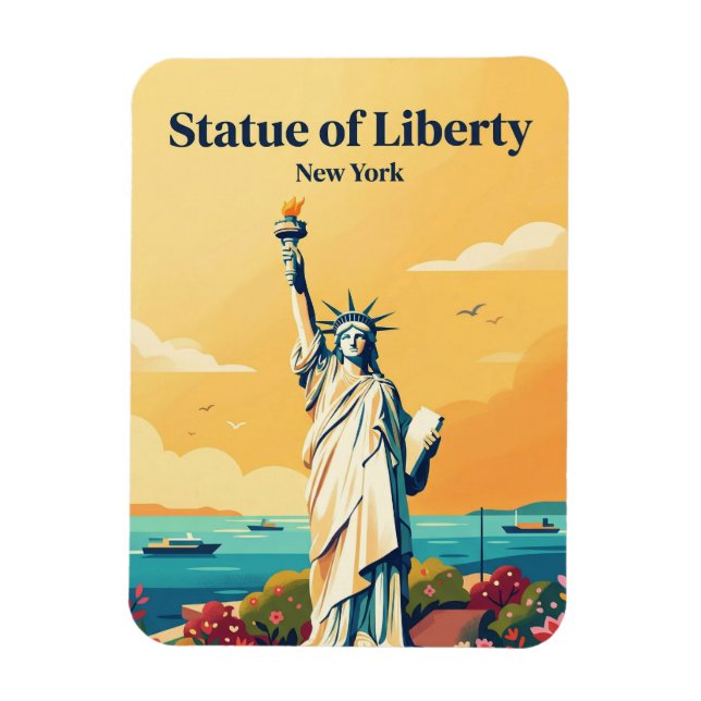 Magnet Flexible Statue de la Liberté USA (Vertical)
