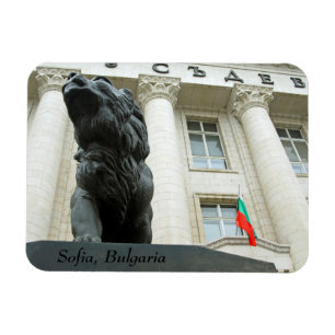 Magnet Flexible Statue de lion, Sofia, Bulgarie