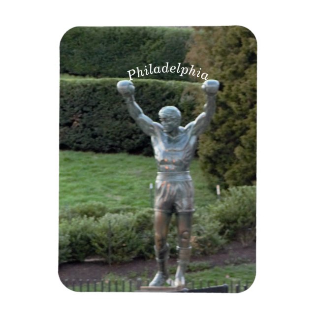Magnet Flexible Statue rocheuse de Philadelphie (Vertical)