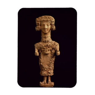 Magnet Flexible Statuette femelle sur un socle, necr de DES Molins