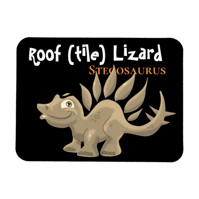 Magnet Flexible Stegosaurus (Horizontal)