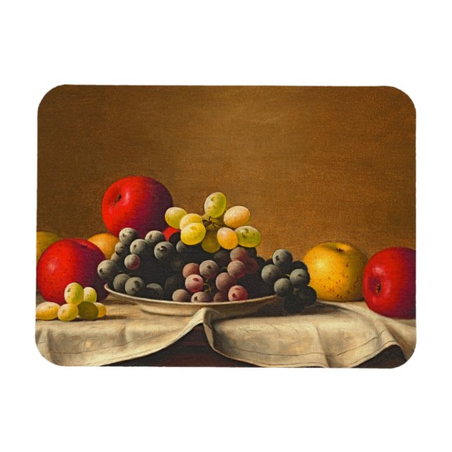 Magnet Flexible Still Life, Apples, Grapes, Fruit (Horizontal)