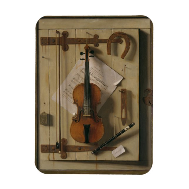 Magnet Flexible Still Life, Violon et Musique (Vertical)