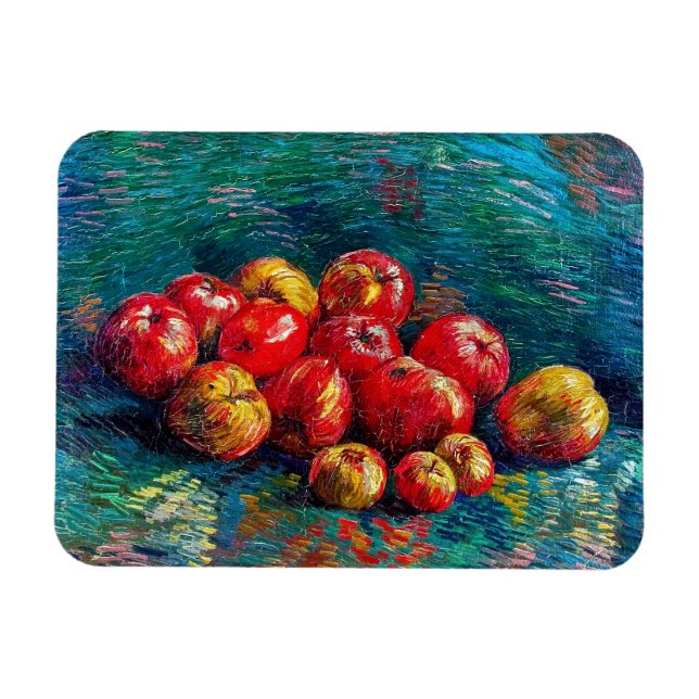 Magnet Flexible Still Life with Apples de Vincent Van Gogh (Horizontal)