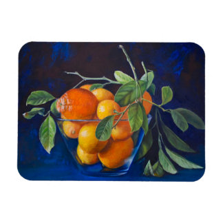 Magnet Flexible Still Life with Lemons and Orange Branch