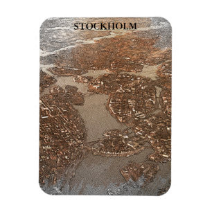 Magnet Flexible Stockholm Suède City View Sky