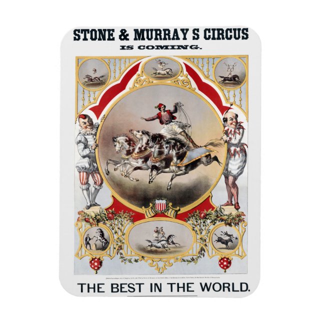 Magnet Flexible Stone & Murray's Circus, Circa 1870. (Vertical)