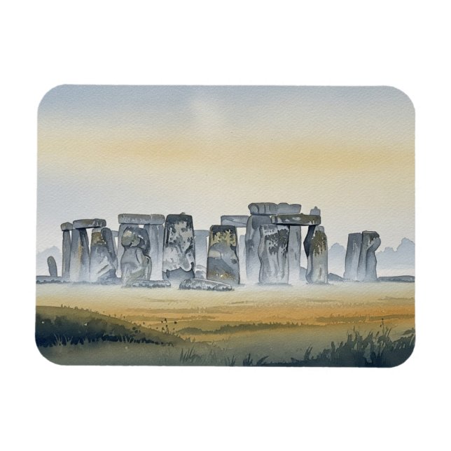 Magnet Flexible Stonehenge Angleterre Royaume-Uni Voyage (Horizontal)