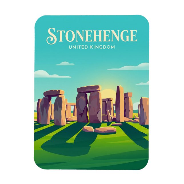 Magnet Flexible Stonehenge Royaume-Uni (Vertical)