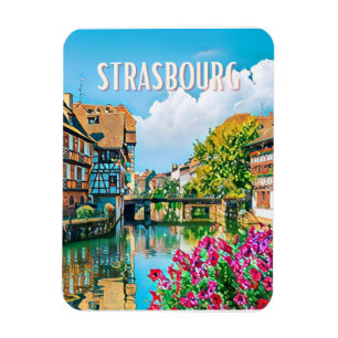 Magnet Flexible Strasbourg Photo Vintage