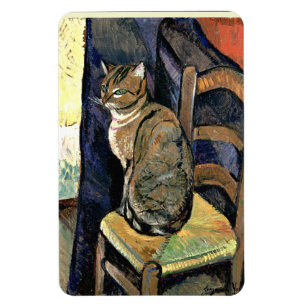 Magnet Flexible Study of a cat, fine art painting