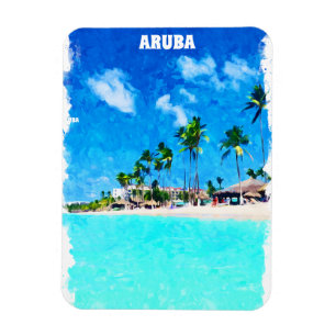 Magnet Flexible Style Aruba Caribbean Beach Paradise