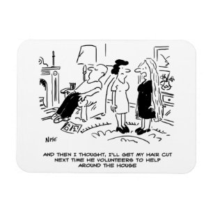 Magnet Flexible Style cheveux longs en raison de l'absence de coup