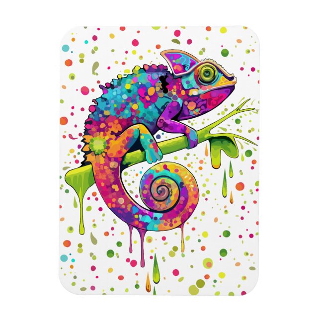 Magnet Flexible Style d'aquarelle des teintures Chameleon (Vertical)