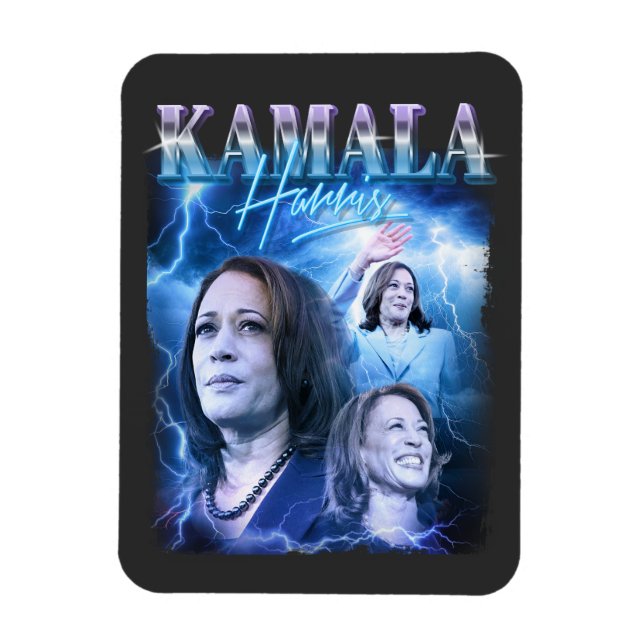 Magnet Flexible Style Kamala Harris Retro 90s (Vertical)