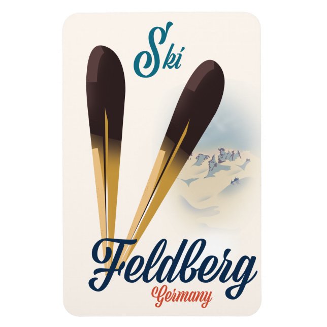 Magnet Flexible Style vintage Feldberg Allemagne (Vertical)