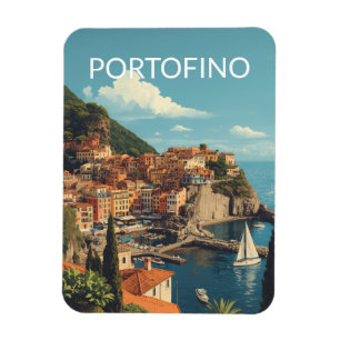 Magnet Flexible Style Vintage Portofino Gênes Italie