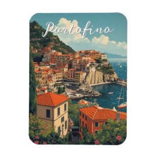 Magnet Flexible Style Vintage Portofino Gênes Italie