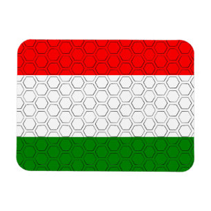 Magnet Flexible Stylized Flag of Hungary 