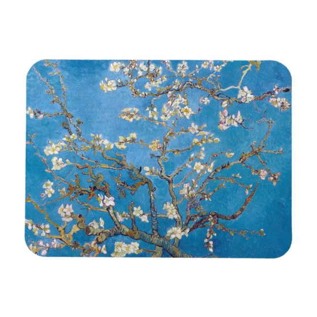 Magnet Flexible Succursales avec amande Blossom Van Gogh (Horizontal)