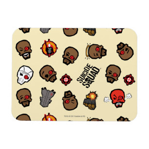 Magnet Flexible Suicide Squad   Deadshot Emoji Pattern