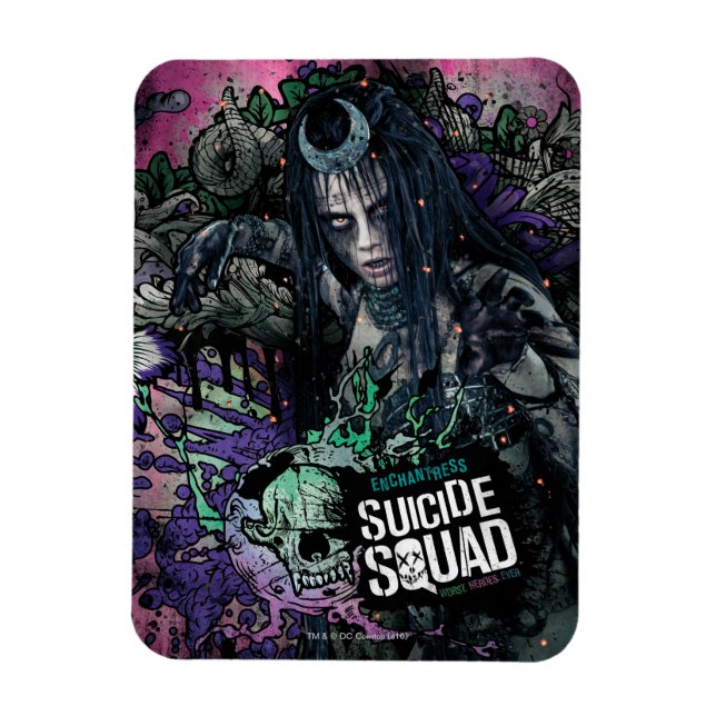 Magnet Flexible Suicide Squad | Enchantress Character Graffiti (Vertical)