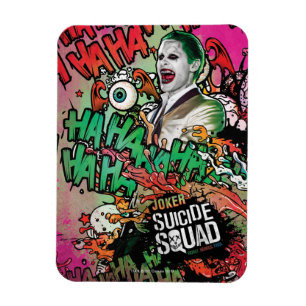 Magnet Flexible Suicide Squad Joker Character Graffiti