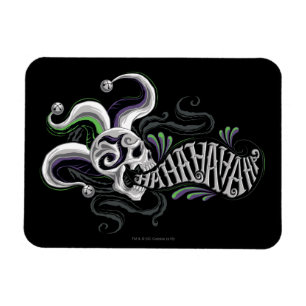 Magnet Flexible Suicide Squad   Joker Skull - Haha