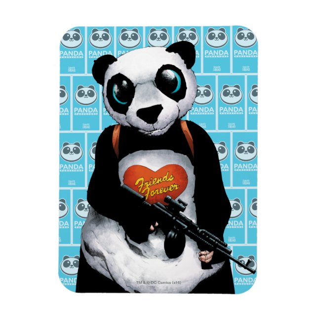Magnet Flexible Suicide Squad Panda (Vertical)