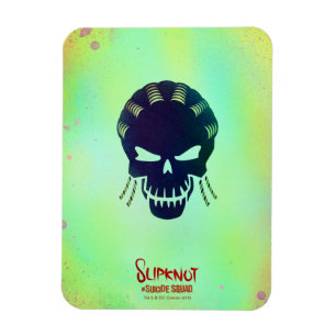 Magnet Flexible Suicide Squad   Slipknot Head Icon