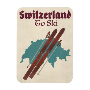 Magnet Flexible Suisse Pour Skier