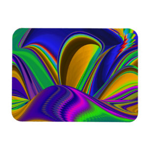Magnet Flexible Summerrainbow, Rainbowart 3D Abstrait